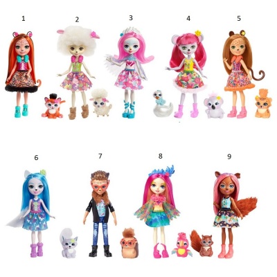 Кукла с питомцем Enchantimals Mattel FNH22
